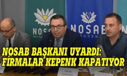 NOSAB Başkanı Erol Gülmez: Firmalar kepenk kapatıyor