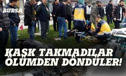 Bursa'da 2 genç ölümden döndü!