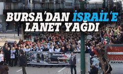 Bursa'dan İsrail'e lanet yağdı