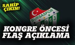 Sakder: Bursaspor'a sahip çıkın