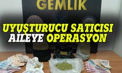 Bursa'da uyuşturucu taciri aileye operasyon!