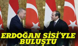 Erdoğan Sisi'yle buluştu