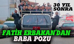 Fatih Erbakan'dan kamyon kasası pozu