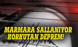 Marmara sallanıyor, korkutan deprem!