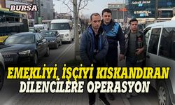 Bursa'da dilencilere zabıta ve polis operasyon yaptı