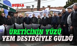 Bursa'da hayvancılık yapanları yüzü yem desteğiyle güldü