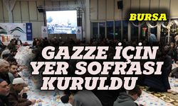 Bursa'daki Gazze iftarında gözyaşları sel oldu