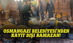Osmangazi Belediyesi'nden kayıt dışı Ramazan!