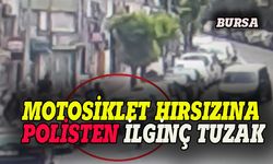 Bursa'da motosiklet hırsızına ilginç operasyon