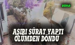 Bursa'da sürat yapan aracın sahibi ölümden döndü!