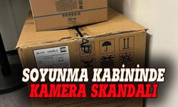 Soyunma kabininde kamera skandalı