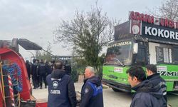 Bursa'da sağlıksız lokanta minibüslere operasyon