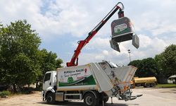 Osmangazi'de kokusuz çöp konteyneri sistemi