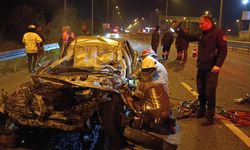 Bursa'da feci kaza, kamyonun altına girdi