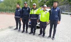 Uygulamaya katıldı, sürücüleri uyardı