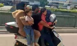 Trafikte pes dedirten görüntü
