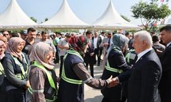 Mustafa Bozbey, Büyükşehir çalışanlarıyla bayramlaştı