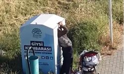 Bursa'da kıyafet çalan hırsızları seyrettiler!