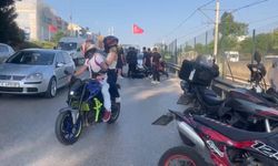 Bursa'da motosikletler birbirine girdi