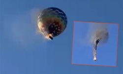 Sıcak hava  balonu düştü, 8 kişi can verdi