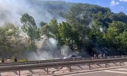 Bursa'daki ormanlık alanda yangın çıktı, müdahale sürüyor