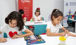 Çocukların sanat becerileri beğeni topladı
