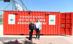 Osmangazi'de her mahalleye  güneş enerjili konteyner