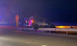 Bursa'da otomobil su kanalına uçtu, yaralılar var
