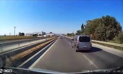 Kamyondan kopan lastik kaza yaptırdı