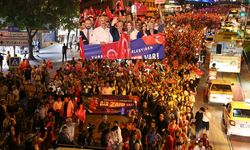 Bursa'da muhteşem fener alayı