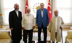 Cumhurbaşkanı Erdoğan, İsmailağa Cemaati Lideri Fikri Doğan'la buluştu