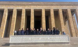 Bursa İtfaiyesi Atatürk'ü ziyaret etti