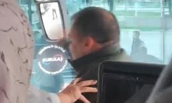 Belediye otobüsünde kavga!