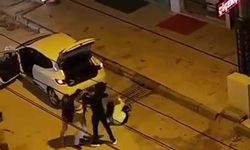 Kadın arkadaşını yerlerde  sürükledi