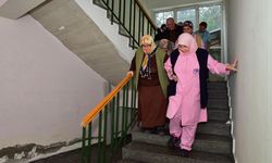 Huzurevinde deprem tatbikatı