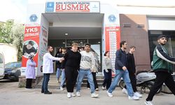 Bursa'da öğrenciler  deprem tatbikatına katıldı