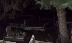 Mezarlıkta canına kıydı!