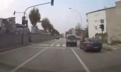 Uyarılar işe yaramıyor, Bursa'da kazalar kameralara yansıdı