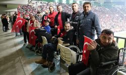 Engelli bireyler milli heyecan yaşadı