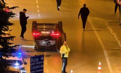 Aşırı hız yaptı, takla attı