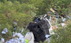 Bursa'da tır uçuruma yuvarlandı, 2 kişi can verdi