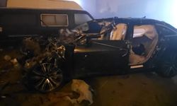 Aşırı hız, sis ve korkunç kaza!