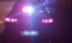 Aracındaki çakarla gezen sürücü Jandarma'dan kaçamadı