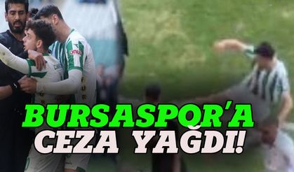 TFF'den Bursaspor'a ceza yağdı