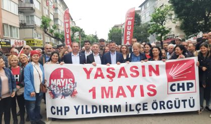 CHP Yıldırım'ın 1  Mayıs  sevinci