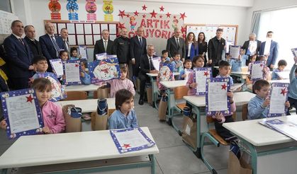 Öğrenciler valiye sürpriz yaptı