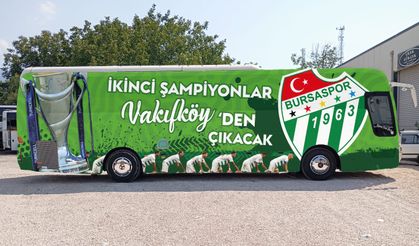 Bursaspor'a otobüs hediye ettiler