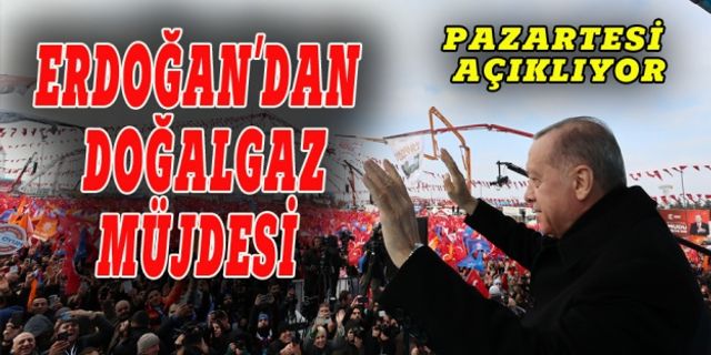Erdoğan'dan doğalgaz müjdesi
