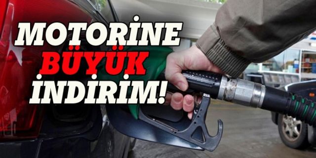 Motorine indirim geliyor