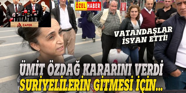 Ümit Özdağ, Kılıçdaroğlu'nu desteleyeceğini açıkladı: Suriyeliler yine gündemde